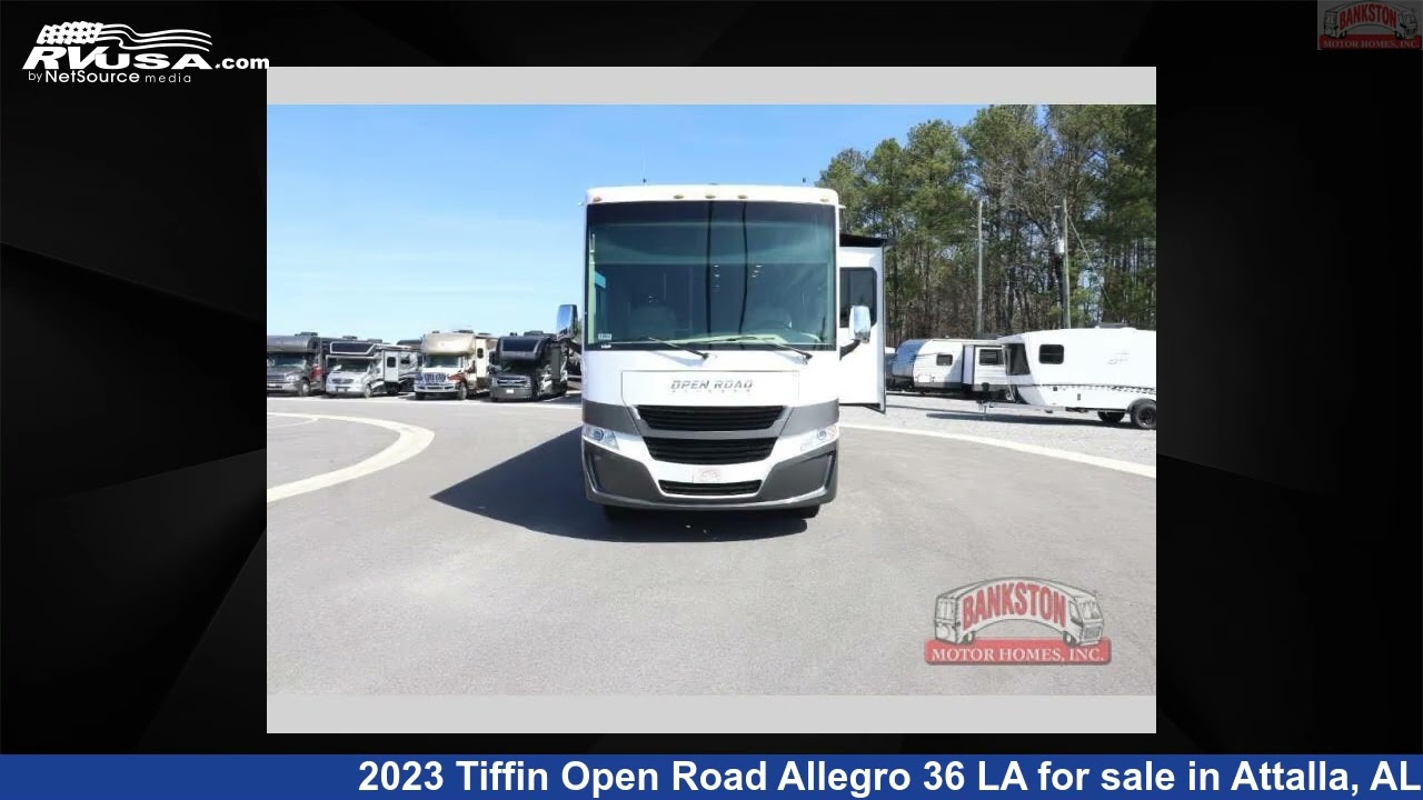 Unbelievable 2023 Tiffin Open Road Allegro Class A RV For Sale in Attalla, AL | RVUSA.com