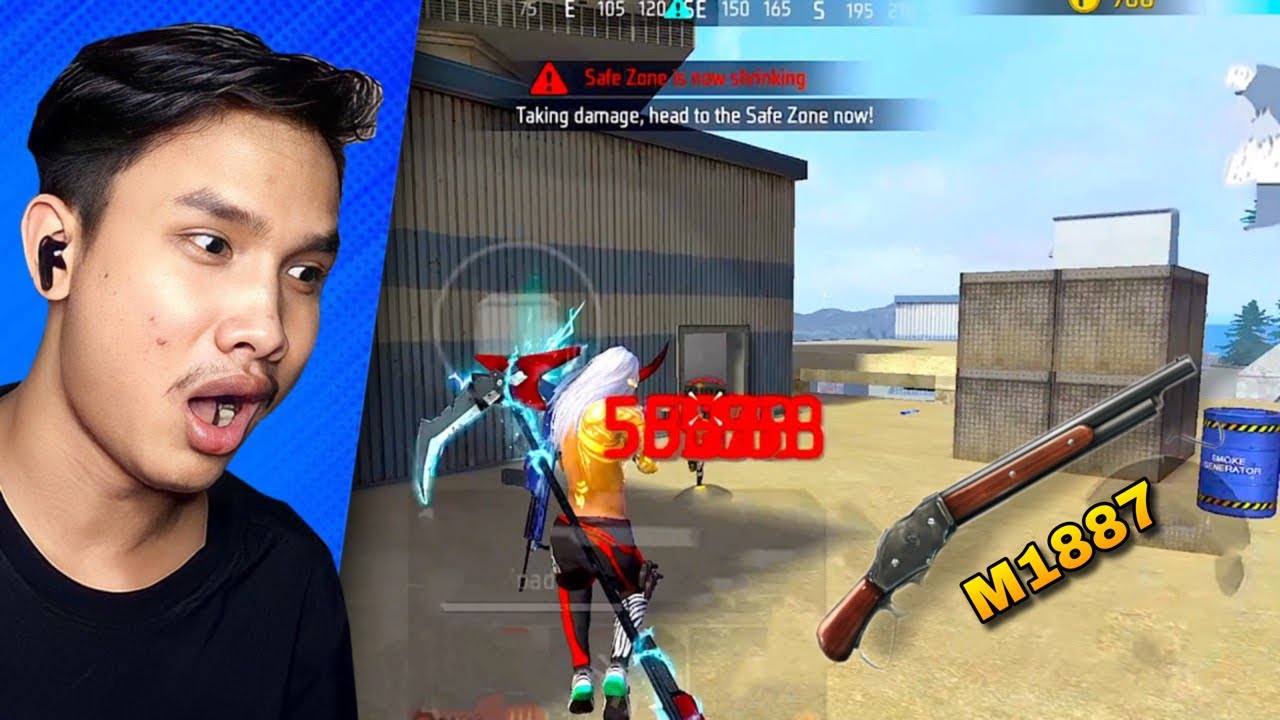 លេងស្នប់ M1887 ចូលក្បាលសាហាវ