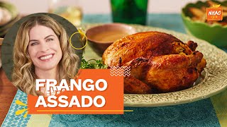 FRANGO ASSADO com recheio de farofa de abacaxi | Rita Lobo | Cozinha Prática