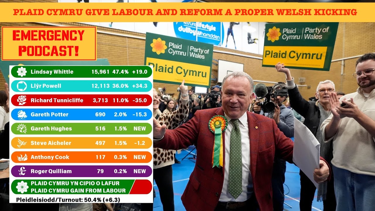 СПЕЦИАЛЬНЫЙ ВЫПУСК О ДОПОЛНИТЕЛЬНЫХ ВЫБОРАХ В КЭРФИЛЛИ: Плед Камри даёт лейбористам и реформатора...