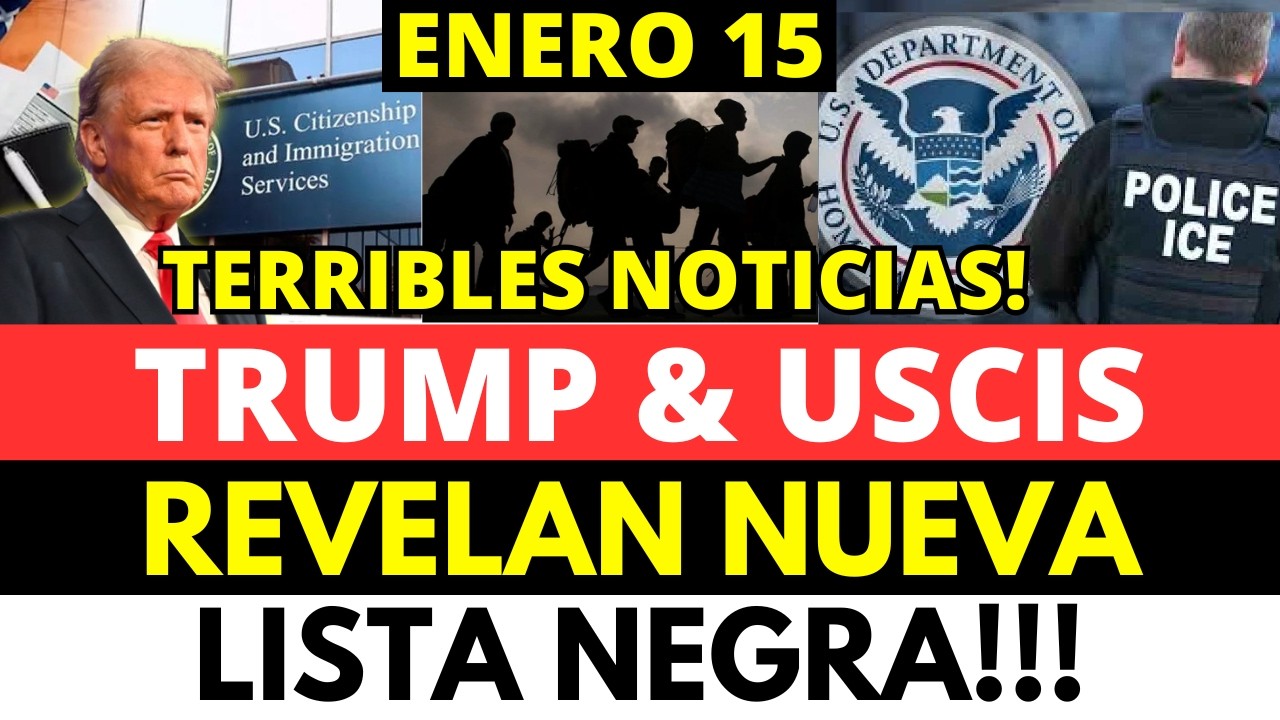 TRUMP & USCIS RADICAL AVISO MILLONES EN PANICO