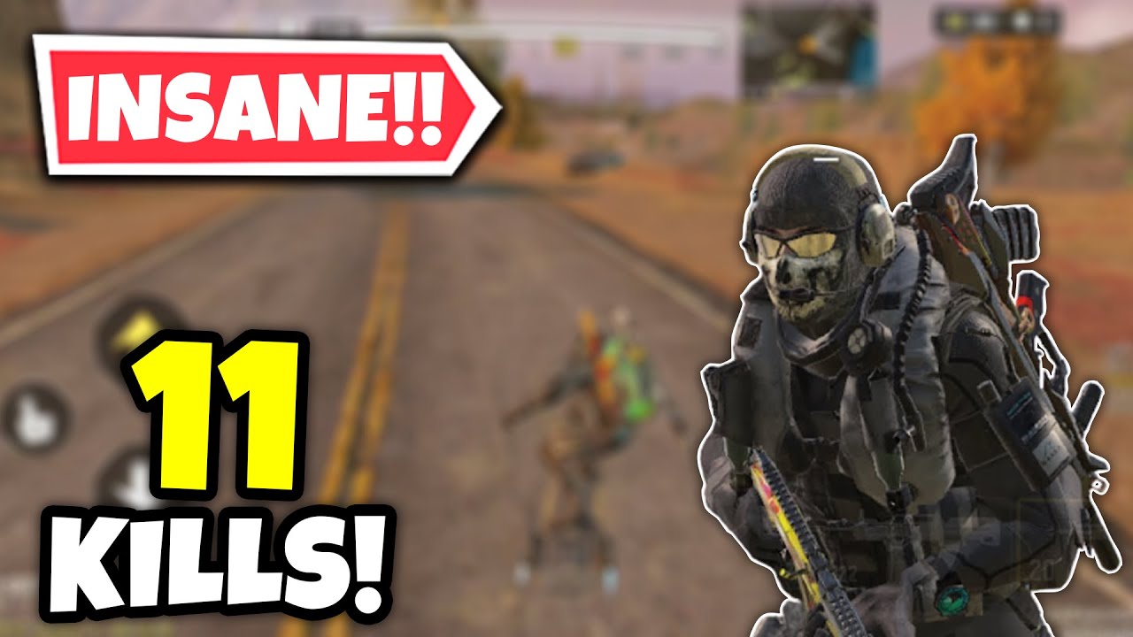 Call Of Duty Mobile *Showing of Battle Royale skills* gameplay