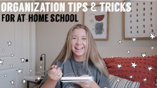 ORGANIZATION TIPS FOR ONLINE SCHOOL | 2020