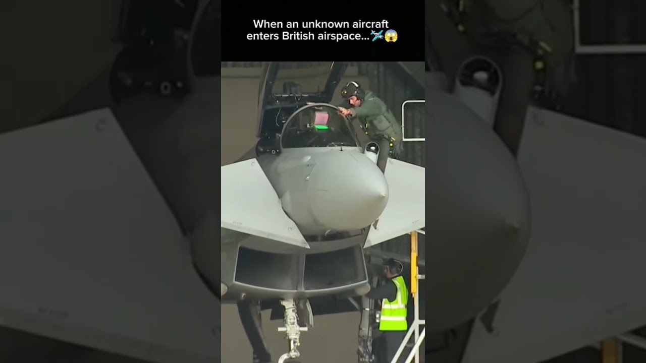 When an unknown aircraft enters British airspace...🥶😱💀