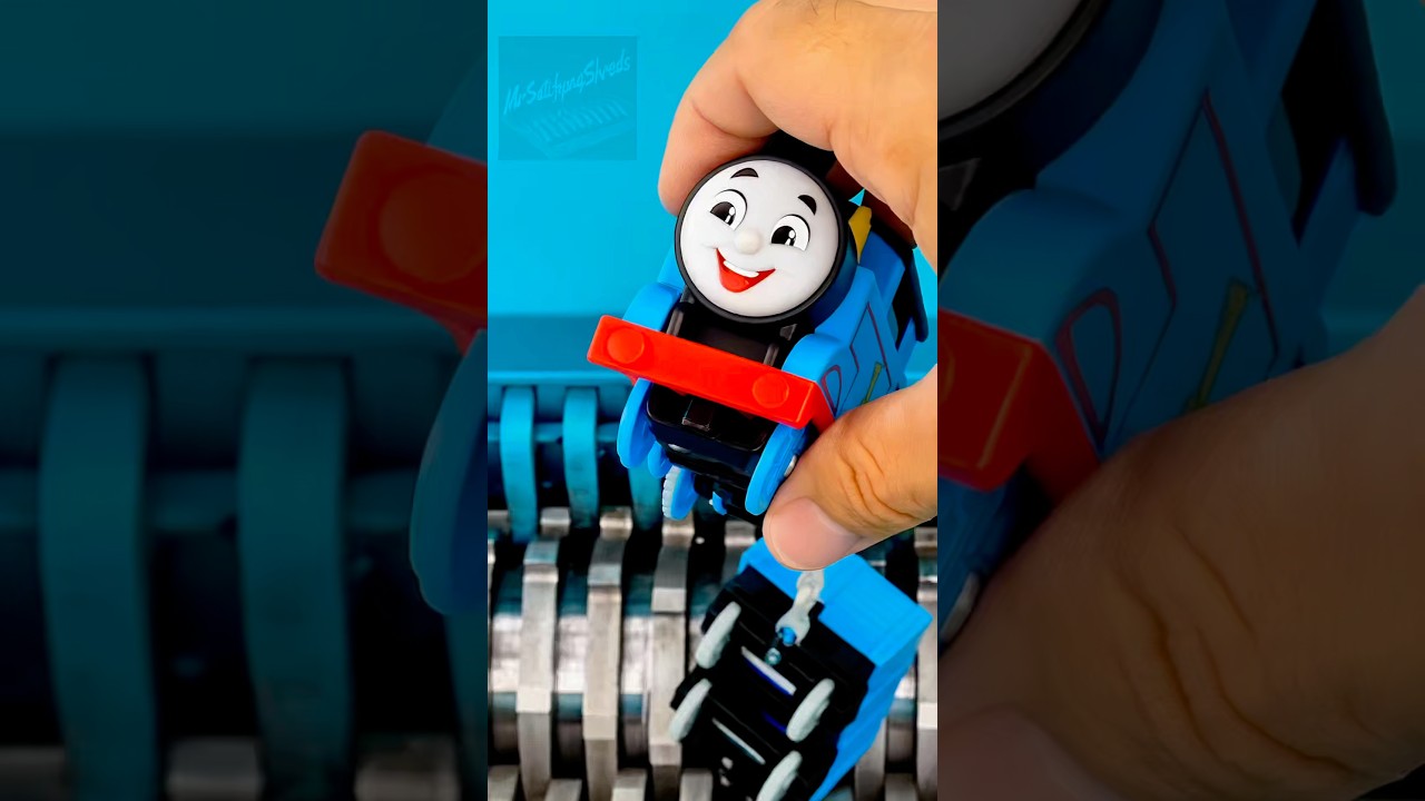 Shredding Thomas the Train Toy 😱