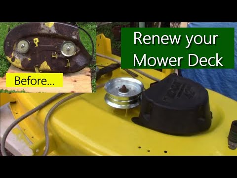 How to Repair, Rehab, and Renew your Mower Deck - John Deere L, LA, D, E Series & more