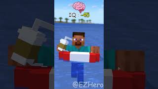 Low IQ vs High IQ Swimmer 🏊🧠- MAIZEN Minecraft Animation