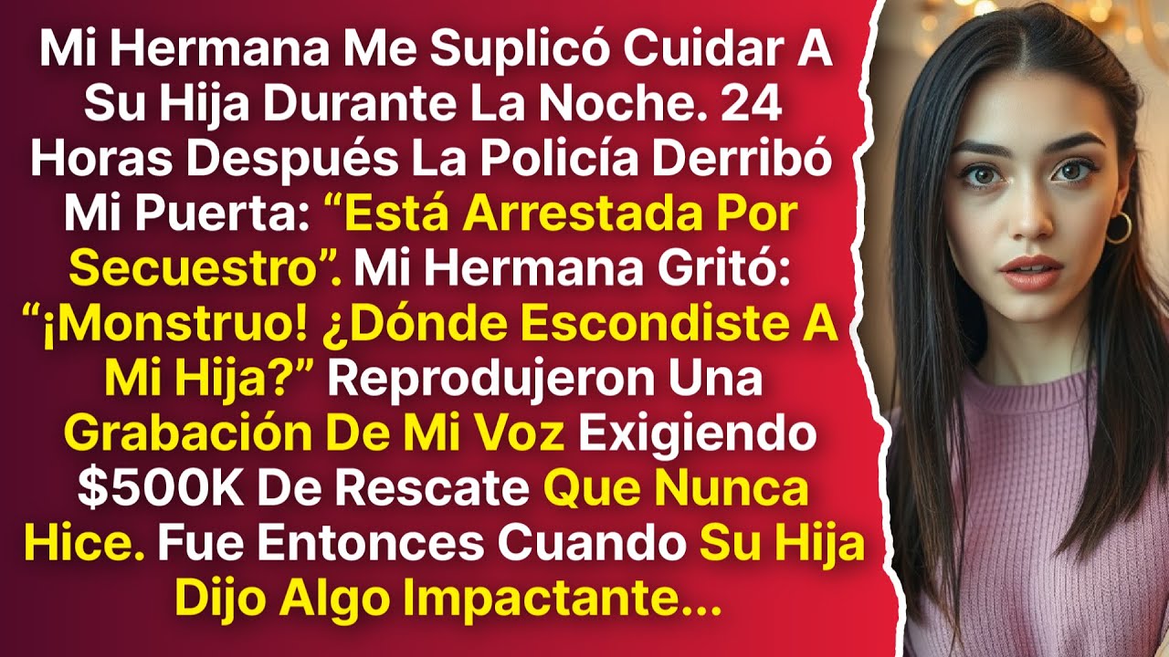 Mi Hermana Me Suplicó Proteger A Su Hija... Y Luego Le Dijo A La Policía Que La Secuestré...