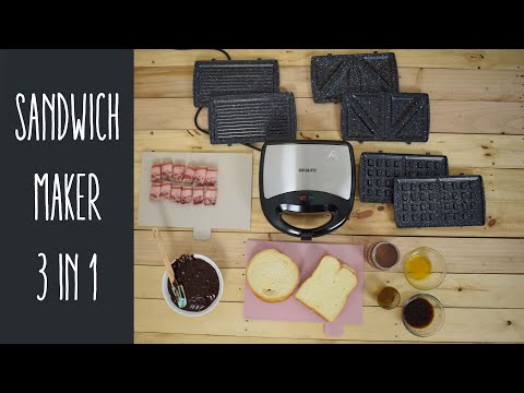 Video: Pemanggang Sandwich: Apa Bedanya Dengan Pemanggang Roti Dan Mana Yang Lebih Baik? Fitur Model 2 In 1 Kecil Untuk Membuat Sandwich Panas