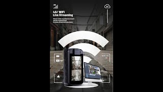 SECURITY BODY CAM 4G AI Body Worn Camera M530