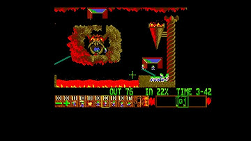 Lemmings Taxing Level 26 Walkthrough Amiga