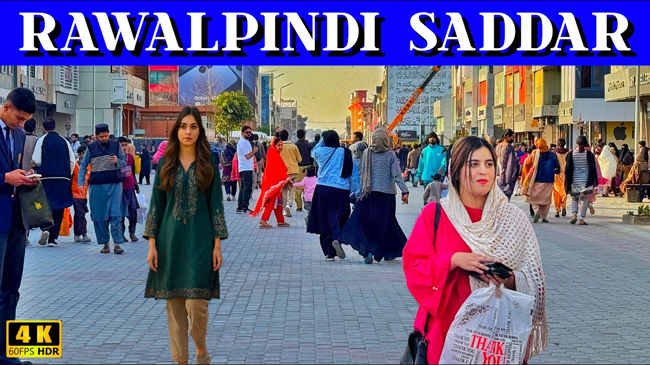 🇵🇰 Rawalpindi Saddar Bazar Pakistan | Totally Renovated Bazar of Rawalpindi