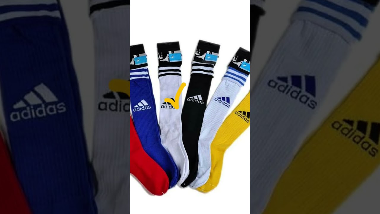 Adidas and nike long sports socks, designed for comfort and performance 