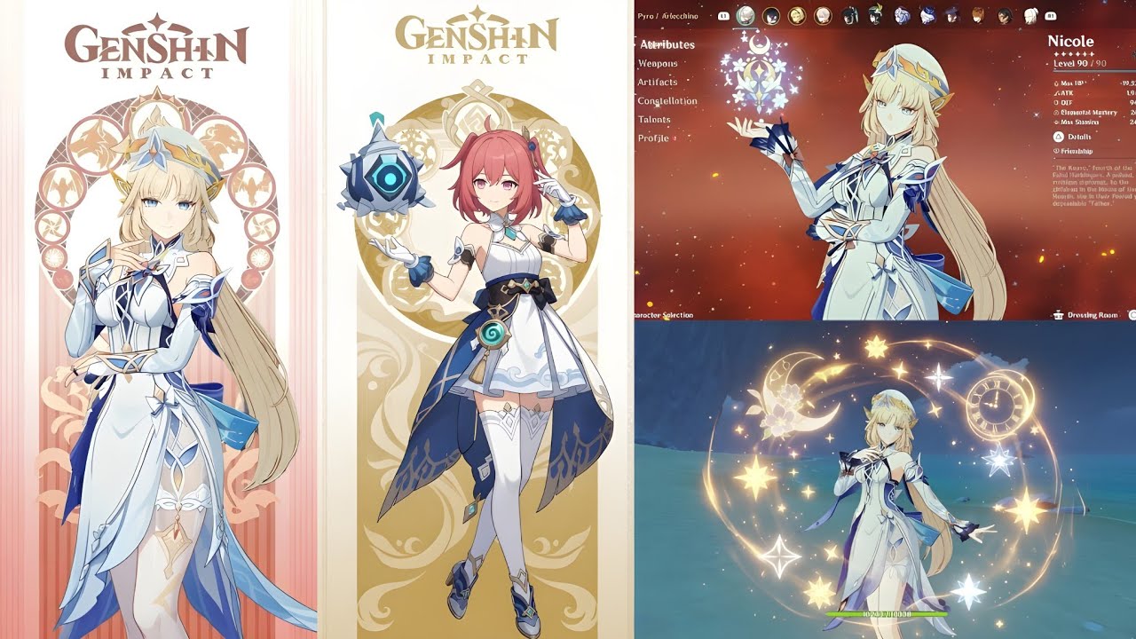 Новые изменения и обновления для Николь и Линнеи! | Genshin Impact