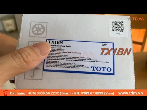 Video TDM.VN | Đập hộp phểu thoát sàn TOTO TX1BN ống thoát... - youtube