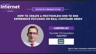 Keynote Presentation : 𝐂𝐫𝐞𝐚𝐭𝐢𝐧𝐠 𝐚 𝐅𝐫𝐢𝐜𝐭𝐢𝐨𝐧𝐥𝐞𝐬𝐬 𝐞𝐧𝐝 𝐭𝐨 𝐞𝐧𝐝 𝐄𝐱𝐩𝐞𝐫𝐢𝐞𝐧𝐜𝐞 𝐅𝐨𝐜𝐮𝐬𝐢𝐧𝐠 𝐨𝐧 𝐑𝐞𝐚𝐥 𝐂𝐮𝐬𝐭𝐨𝐦𝐞𝐫 𝐍𝐞𝐞𝐝𝐬
