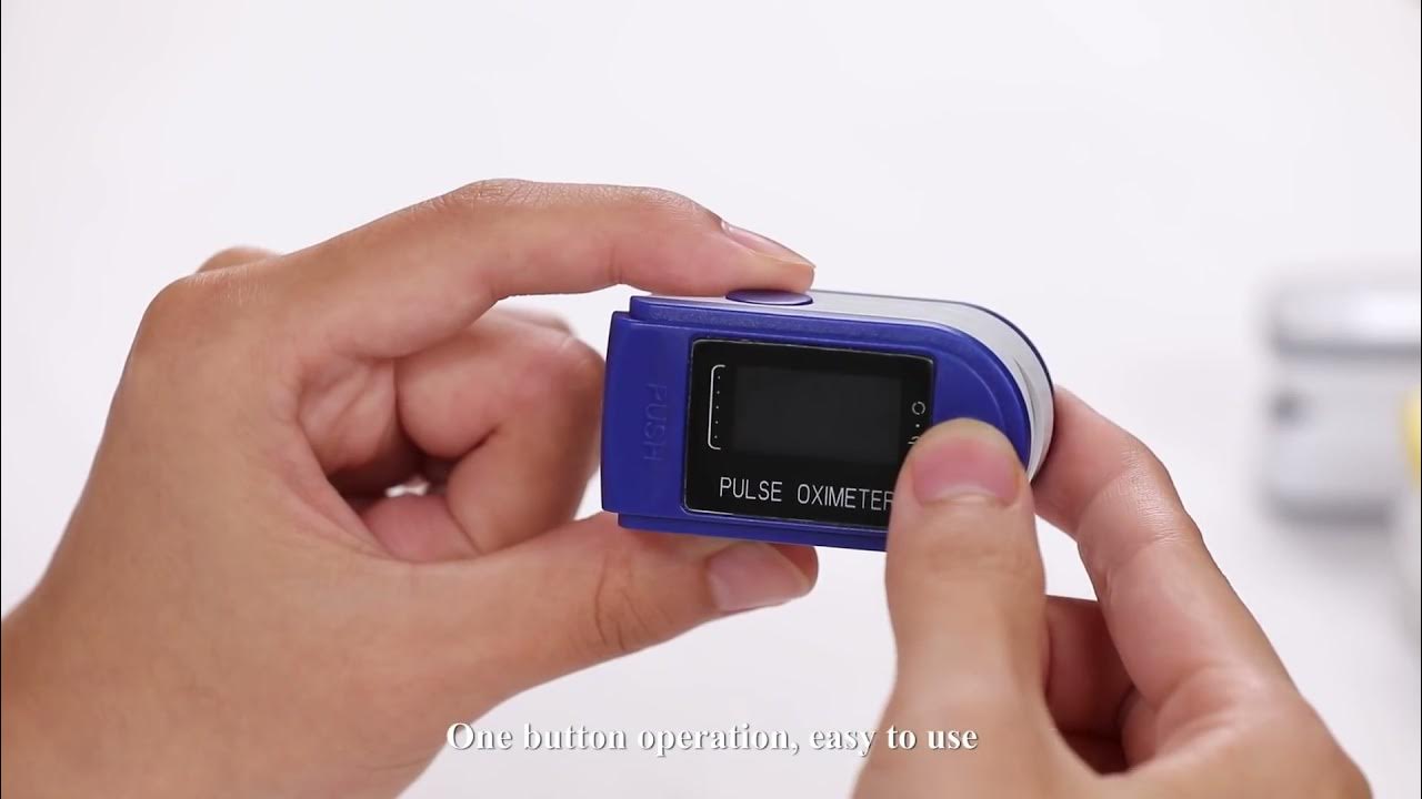 Contec CMS50D Pulse Oximeter Introduction YouTube