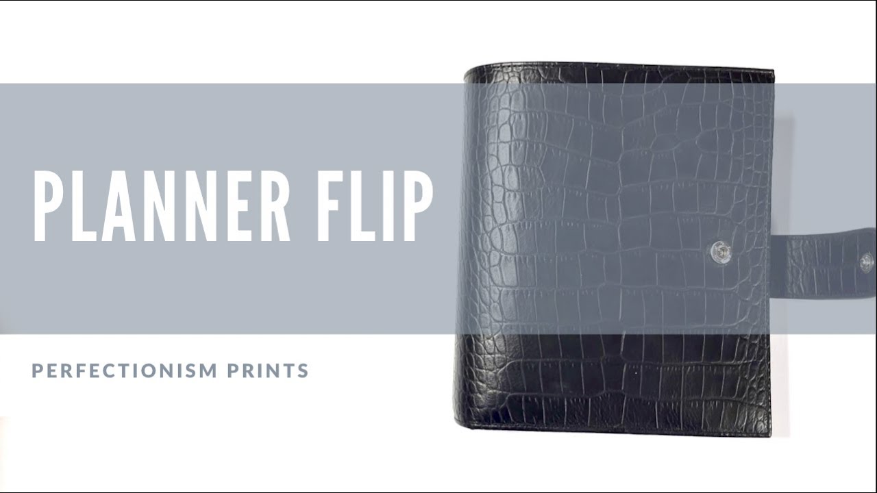 Planner Flip // Personal Wide Planner Setup // Updated