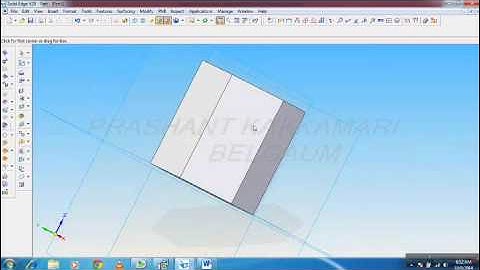 VTU PROJECTION OF SOLIDS - HEXAGONAL PRISM USING SOLID EDGE