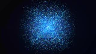 "4K Blue Particle 003"Motion Background Video Free Footage
