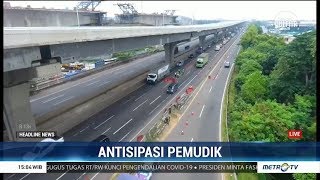 Akibat Genangan Air, Lalu Lintas di Exit Tol Cikarang Barat 3 Macet