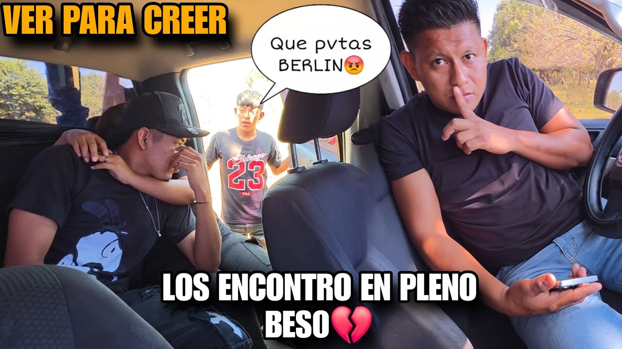 ELMER Encontr0 A BERLIN Y EDUARDO Comiendoc3 A Bes0s Dentr0 Del Carr0💔Expl0t0 De Cel0s😱