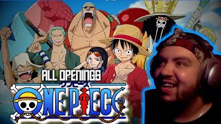 ONE PIECE ALL OPENINGS REACTION 1-25