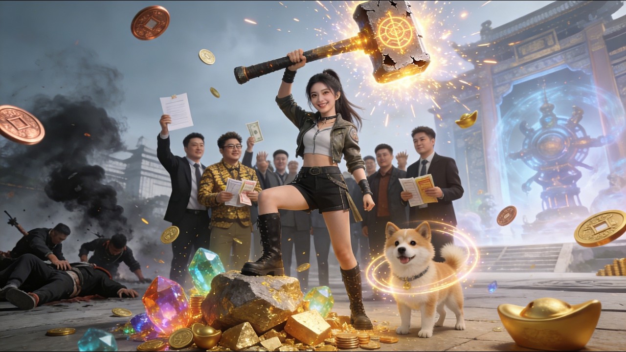 🔥撿到太上老君的廢品錘，沈知然一錘敲萬物！敲石頭出寶石，敲自己覺醒異能，最後帶著狗子雙雙飛升成真仙！#热门短剧 #drama #熱門 #新剧 #影視解説 #chinesedrama