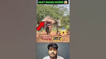 Jaat movie Action bts scene 😱 #bts #jaat #jaatstatus #jaatmovie #sunnydeoldailog #themesong #shorts