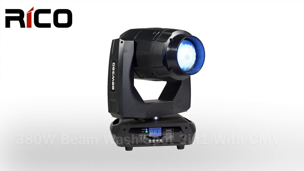 MB380 17R 380W Beam Spot Wash 3in1 Moving Head With CMY System