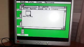 ATARI ST - | Escritorio grafico GEM-TOS | - 1986. Atari Corp. Digital Research
