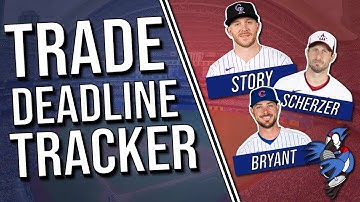 MAX SCHERZER AND TREA TURNER TO LA DODGERS?! MLB TRADE DEADLINE TRACKER ALL RUMOURS AND NEWS!!!