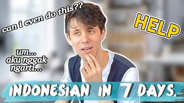 Can You Learn To Speak Indonesian in 7 DAYS? 😳
