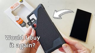 UAG Black Phone Case for Samsung S24 Ultra, Demo and Review