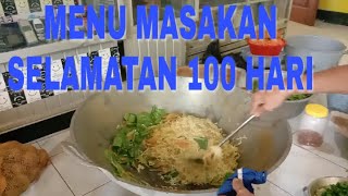 Menu Masakan Acara Selamatan 100 Hari Orang Meninggal Youtube