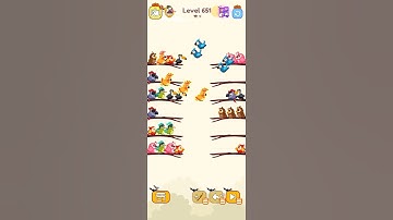 Bird sort color game level 651 #gameartdesign #gamedesign #gameplay #gamelevel #gaming #gameart