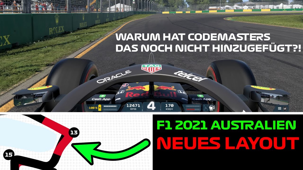 ICH FAHRE DAS NEUE AUSTRALIEN TRACK LAYOUT! / WARUM FEHLT DAS IN F1 2021!? 