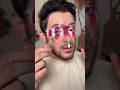 trying the viral tik tok rainbow makeup mask… christmas edition