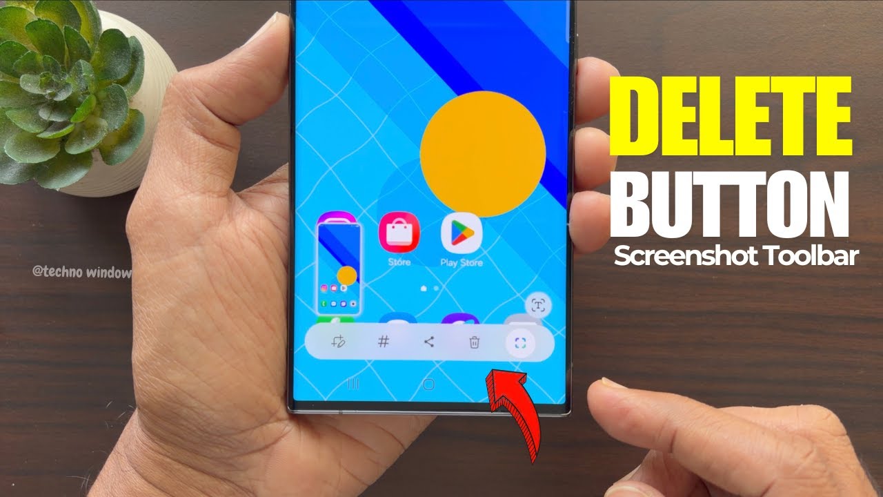 How to Add Delete Button on Screenshot Toolbar on Samsung Phone - YouTube