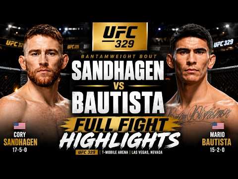 Cory Sandhagen vs Mario Bautista - Full Fight Highlights | UFC 329 thumbnail