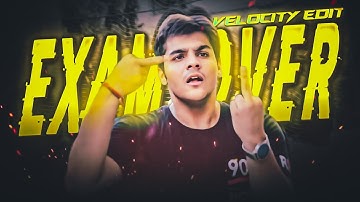 EXAM OVER EDIT - Pungi velocity edit | pungi exam over Edit | exam over velocity edit | pungi song ✨