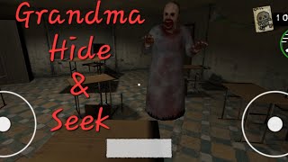 Grandma Hide And Seek Hard Mode Full Gameplay In School