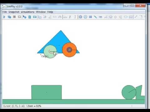 Mouse Gesture Demo in Physics Simulator [Simphy]