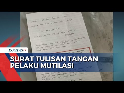 Terungkap! Begini Isi Surat Pelaku Pembunuhan Mutilasi di Sleman Yogyakarta