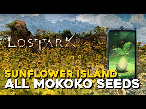 Lost Ark All Sunflower Island Mokoko Seed Locations - YouTube