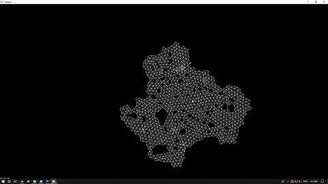 Particle sandbox in Go with asteroids and debris