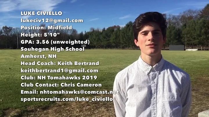 Luke Civiello Lacrosse Highlight Video