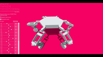 NASA JPL Athlete Robot URDF Webviewer