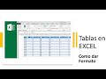 Como dar Formato a una tabla en Excel -Bordes en Excel - Dar formato a las celdas