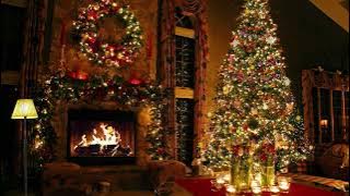 1 Hour of Michael Bublé Christmas Songs with a Fireplace